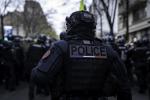 FRANCE : PARIS MANIFESTATION CONTRE LE PROJET DE LOI SUR LA SECURITE MONIALE - PROTEST AGAINST THE BILL ON THE SECURITY OF THE NUNDIALE