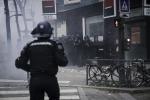 FRANCE : PARIS MANIFESTATION CONTRE LE PROJET DE LOI SUR LA SECURITE MONIALE - PROTEST AGAINST THE BILL ON THE SECURITY OF THE NUNDIALE