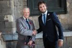 BELGIUM GEORGE BARKHOUSE AND CANADIAN JULIAN FANTINO MINISTER HAS MONS