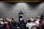 BELGIUM LIEGE : MAGGIE DE BLOCK DEVANT DES MILITANTS DES SYNDICATS A JURBISE | MAGGIE TO BLOCK BEFORE UNIONS ACTIVISTS HAS JURBISE