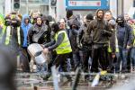 BELGIQUE - BRUXELLES PROTESTATION GILETS JAUNES l BRUSSELS PROTEST YELLOW VESTS