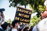 FRANCE :  MANIFESTATION DU MONDE DE LA FETE ET DISCOTHEQUES PARIS /  DEMONSTRATION OF NIGHTCLUBS WORLD IN PARIS