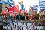 BELGIUM BRUSSELS MANIFESTATION IN SOLIDARITY WITH GREECE