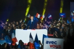 FRANCE : PARIS EMMANUEL MACRON CELEBRE SA VICTOIRE - EMMANUEL MACRON CELEBRATES VICTORY