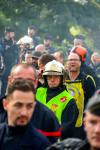 FRANCE : PARIS LES POMPIERS EN COLERE  - FIREFIGHTERS IN COLERE