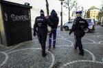 BELGIUM : LIEGE IMPORTANT DEPLOIEMENT DES FORCES DE L'ORDRE - IMPORTANT DEPLOYMENT OF LAW ENFORCEMENT