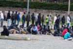 CALAIS EXCLUSIVE IMMIGRANTS IN THE CITY CENTRE