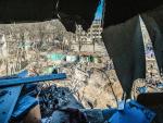UKRAINE:  BOMBARDEMENT DANS LA PERIPHERIE DE KIEV (KiiV) - BOMBING IN THE KIEV PERIPHERY (KiiV)