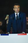 FRANCE :  PARIS EMMANUEL MACRON CELEBRE SA VICTOIRE - EMMANUEL MACRON CELEBRATES VICTORY