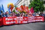 FRANCE :  PARIS UN AUTRE PREMIER MAI TRES AGITE - ANOTHER VERY HECTIC FIRST OF MAY