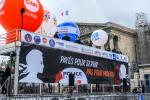 FRANCE : PARIS RASSEMBLEMENT DE LA POLICE DEVANT L'ASSEMBLEE NATIONALE - POLICE RALLY IN FRONT OF THE NATIONAL ASSEMBLY