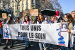 FRANCE : DEUXIEME MANIFESTATION DES MEDECINS GENERALISTE - SECOND DEMONSTRATION OF GENERAL PRACTITIONERS