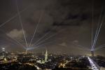 BELGIUM : SPECTACLE LASER A BRUXELLES - LASER SHOW IN BRUSSELS
