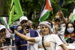FRANCE : PARIS MANIFESTATION PRO-PALESTINIENNE CONTRE ANNEXION ISRAELIENNE - PRO-PALESTINIAN PROTEST AGAINST ISRAELI ANNEXATION
