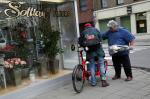 BELGIUM COURRIER CYCLIST IN MONS