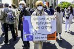 FRANCE : DES MANIFESTANTS FRANÇAIS DEMANDENT UN PROCÈS POUR LE TUEUR DE SARARH HALIMI - FRENCH PROTESTERS DEMAND TRIAL FOR SARARH HALIMI KILLER