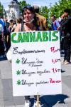FRANCE : PARIS MANIFESTATION POUR LA LEGALISATION DU CANNABIS -  DEMONSTRATION FOR THE LEGALIZATION OF CANNABIS