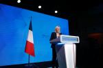FRANCE : PARIS - DISCOURS ELECTORAL MARINE LE PEN - DISCOURS ÉLECTORAL MARINE LE PEN