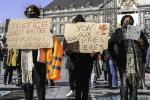 BELGIUM : LIEGE MANIFESTATION CONTRE LES VIOLENCES POLICIERES - PROTEST AGAINST POLICE VIOLENCE